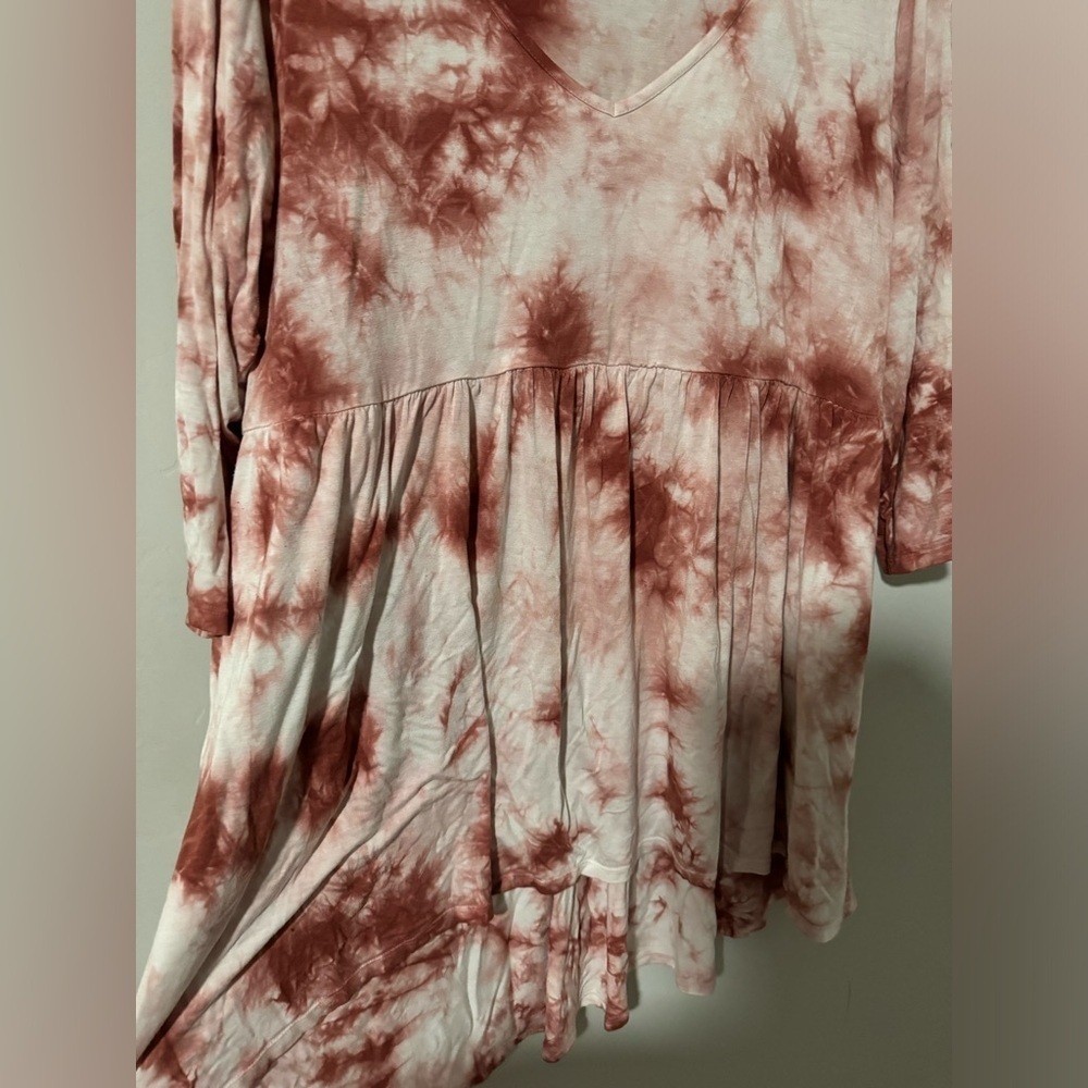 Torrid - Super Soft Scoop Neck long sleeve babydoll tunic top - Picture 7 of 10